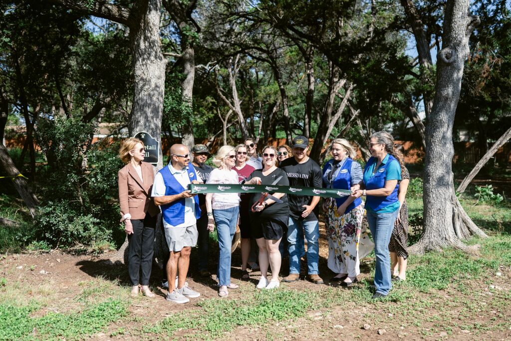 Whitetail Trail ribbon cutting with the Wimberley Valley Chamber of Commerce